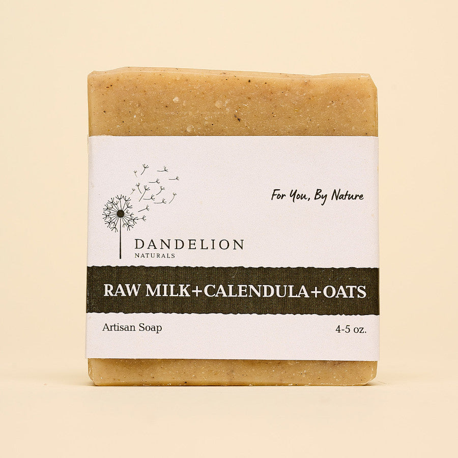 Raw Milk, Calendula, & Oats Bar Soap